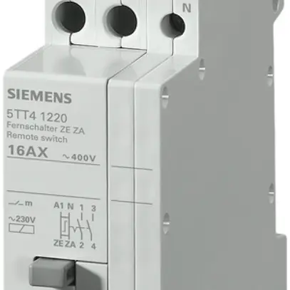 Interruttore a distanza Siemens SENTRON 5TT4 230VAC, 2Ch 16A comando centrale 