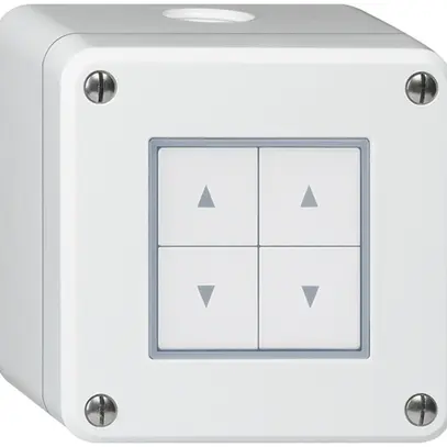 AP-Storenschalter robusto IP55 weiss mit 4 Funktionstasten 