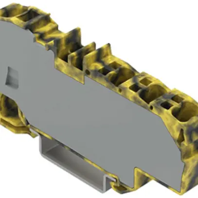Borne de passage WAGO Contact TOPJOB S 1×6/6×1.5mm² gris foncé/jaune 