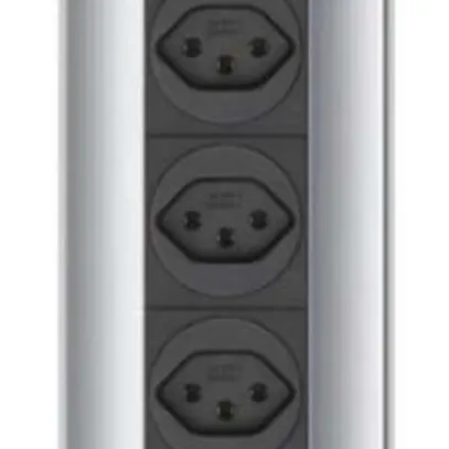 Prise escamotable tehalit 4×T13 Liftup 8m avec couvercle à bascule acier fin 