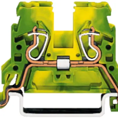 Borne de passage WAGO WAGO 4mm² vert/jaune 