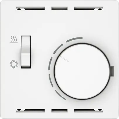 Termostato ambiente EDIZIO.liv SNAPFIX® inter.risca./refrig.230VAC 50Hz bi 