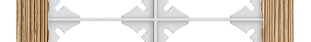 Telaio di cop. EDIZIOdue prestige 2×2 rovere rilievo 