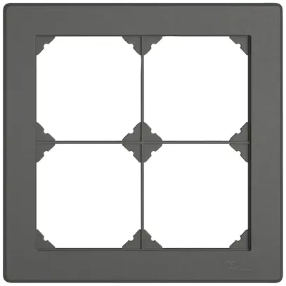 Cadre de recouvrement ENC EDIZIO.liv SNAPFIX® 2×2 156×156mm grf 