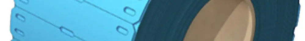 Marqueur de câble WM SFX-VT 11/60 MM BL en rouleau Ø7…40×60×13mm bleu 