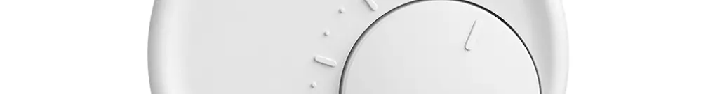 Kit frontale STANDARDdue bianco per termost.ambiente 