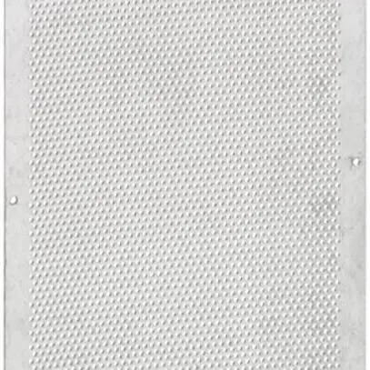 Montageplatte Hager univers N 410×498mm Lochung rostfreier Stahl 
