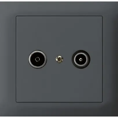 Presa di passaggio INS kallysto TV-R 23dB antracite 