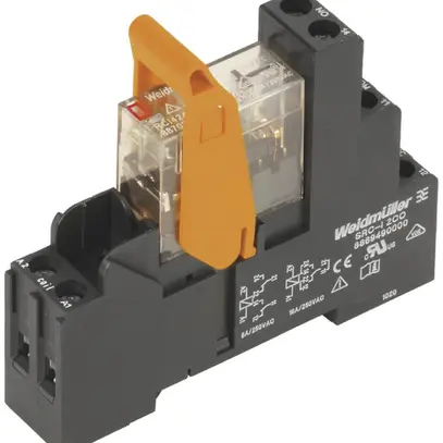 Accoppiatori relè WM RCIKIT 24VAC LED rosso 2C 250VAC, 8A 