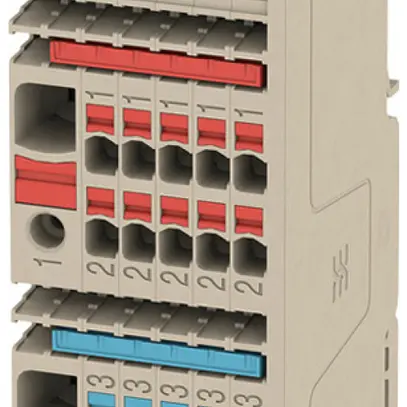 Morsettiera Weidmüller SET AAP14 6P 0.5…10mm² 57A 500V push-in beige 