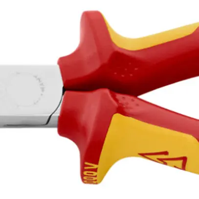 Telefonzange KNIPEX mit Schneidevorrichtung VDE gebogen 200mm 