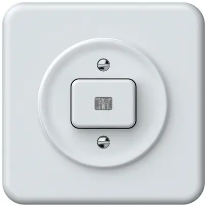 Interruttore a pulsante luminoso INC origin sch 3 LED 92×92mm bianco 