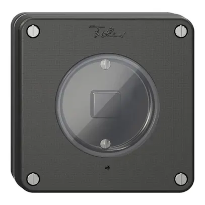 Interruttore INC 1K/1T NEVO Wiser nero 