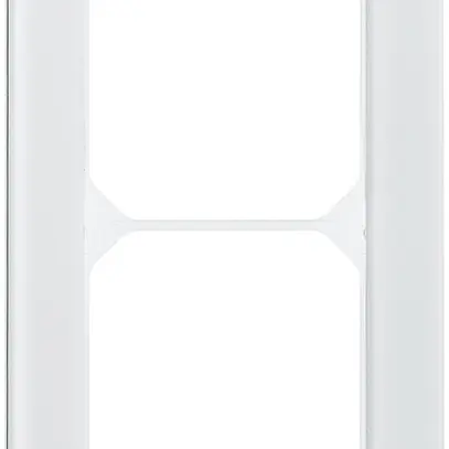 Telaio di copertura KAL.art 2×1 154×94mm vetro bianco 