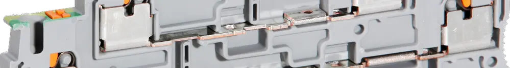 Morsetto a più piani 0.14…4mm² grigio connessione Push-in PT 2.5-PE/L/N 