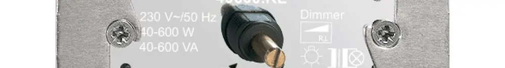 Inserto regolatore FH 40…600W illumin.ritardo di fase ascendente 