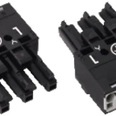 Presa WAGO Winsta 3L 0.5…4mm² nero 