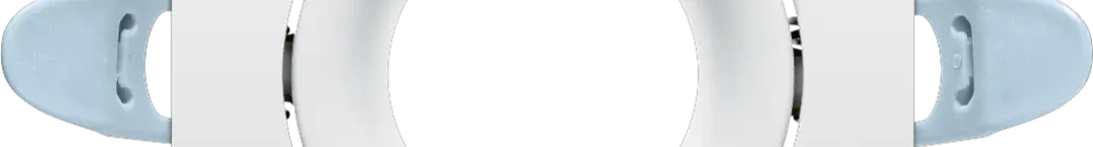 Frontring zu Lily Ø82mm quadratisch weiss 