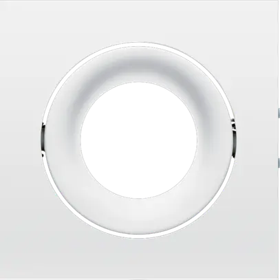 Frontring zu Lily Ø82mm quadratisch weiss 