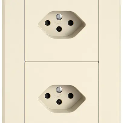 Combinaison ENC EDIZIO.liv SNAPFIX® 2×1 156×96mm 1×T13+1×T13 crema 