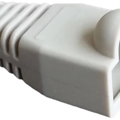 Manicotto antipiega grigio, per spina RJ45, diritta 