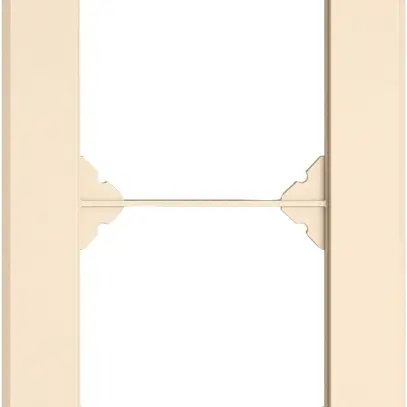 Intestazione INC EDIZIO.liv SNAPFIX® 2×1 per combinazioni a libera scelta crema 