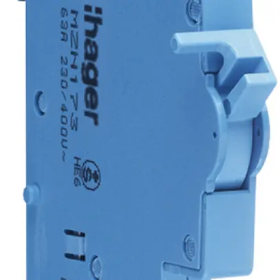 Sezionatore di neutro Hager 1…16mm² 63A 230V 3×10mm raccordo a vite 2UM 