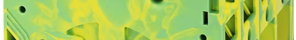 Morsetto di protezione 25…95mm² Push-In verde/giallo 