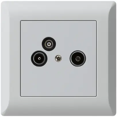 Prise pour antenne ENC R/TV/données kallysto.line 2GHz 10.5db gris clair 