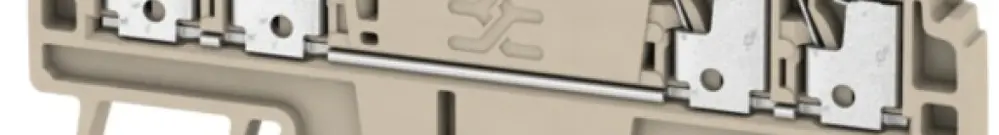 Morsetto di passaggio Weidmüller A4C PUSH IN 1.5mm² 4 contatti TS35 beige 