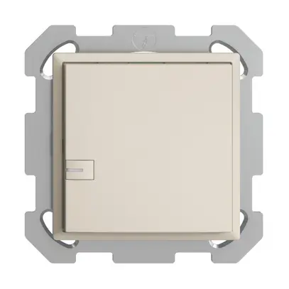 Pulsante KNX RGB INC EDUE, 250mW, c.LED RGB, 1×pulsante, com.1×tasto, crema 