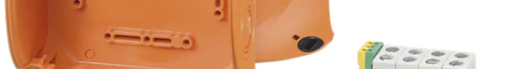Scatola di derivazione AP 5 poli 1.5…6mm² arancione 