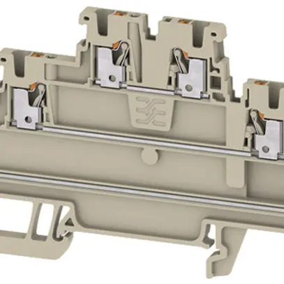 Morsetto passaggio componibile WM A3T 1.5 1.5mm² 15A 500V PUSH IN 2×3 DIN35 be 