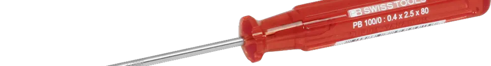 Schlitzschraubenzieher PB 100 Gr.0 80mm Ø3mm 