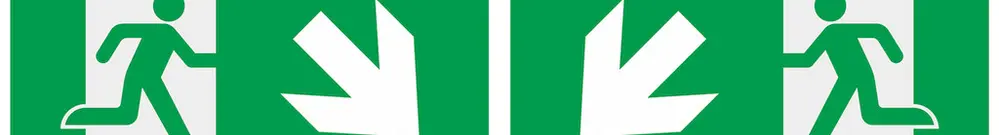 Set di pittogrammi DOTLUX 1×freccia diagonale sinistra/destra basso 