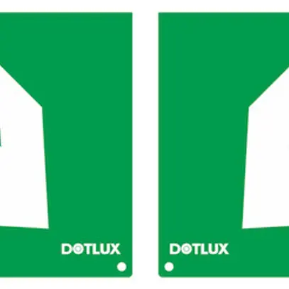 Set di pittogrammi DOTLUX 1×freccia diagonale sinistra/destra basso 