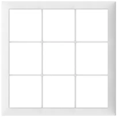 Telaio di copertura SIDUS 3×3 bianco 
