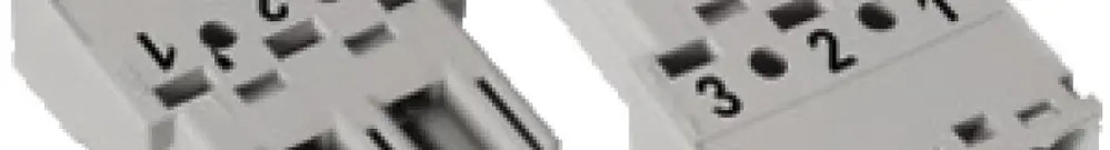 Spina WAGO Winsta 3L 2×0.5…4mm² grigio 