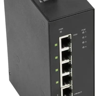 Switch WAGO Eco Switch Industrial 5×1000BASE-T, 2×SFP-1000BASE-SX/LX, avec PoE 