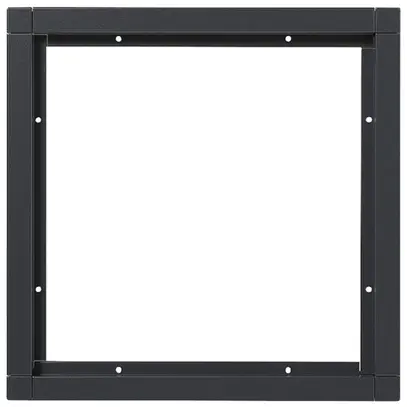 Kombirahmen Siedle, aus Aluminium, 231×231×15mm, anthrazit 