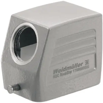 Boîtier pour fiche Weidmüller HDC 06B étrier long.partie inf.grd.3 1×M25 latéral 