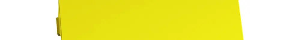 Plaquette indicatrice EDIZIOdue colore pour sortie oblique, lemon 