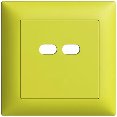 UP-Montageset Feller EDIZIOdue für Steckdose USB 18W 2×Typ C lemon 