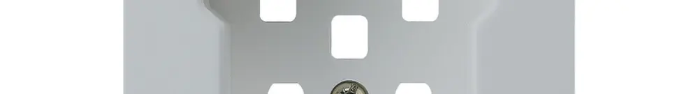 Kit frontal HA kallysto pour prise type 25 avec bornes enfichables gris clair 