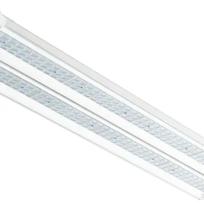 Plafonnier LED SG Arena 156W 23370lm 840 IP23 DALI 1256×295mm blanc 
