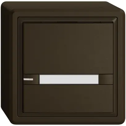 Poussoir universel AP EDIZIO.liv UNI SNAPFIX® a.LED RGB 1× comm.2T étiqu.br 