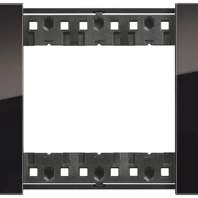 Telaio di copertura Living Now 3 moduli 125×86mm night 