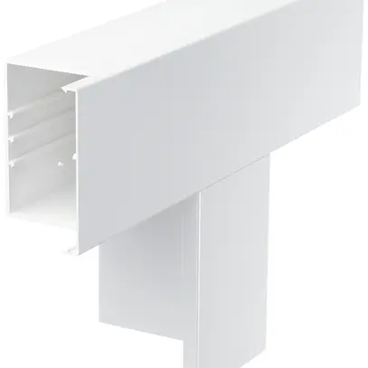 Dérivation T Bettermann 400×130×100mm, PVC, blanc pur, 9010 