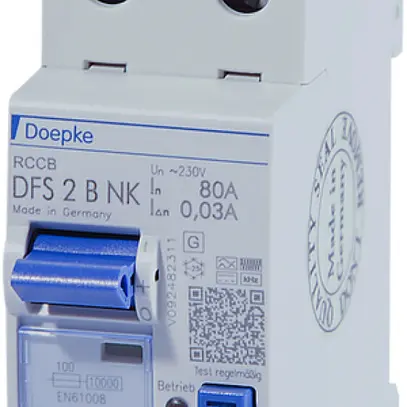 Interruttore differenziale Doepke 63A 30mA tipo B NK, Heavy Duty 