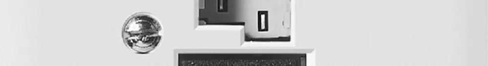 Inserto SIDUS E T+T/1×RJ45 bianco 